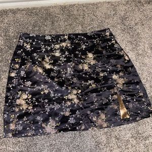 Lioness the Lola Jacquard Notched Mini Skirt